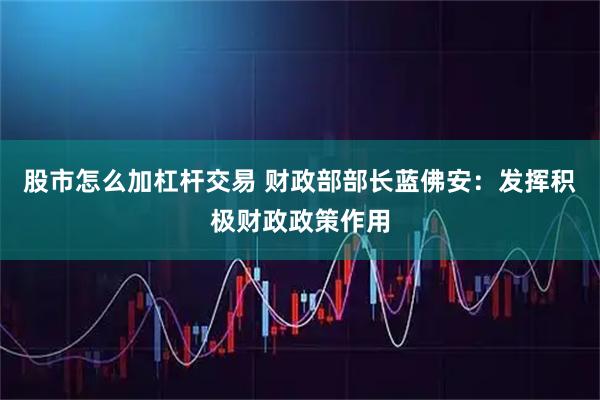 股市怎么加杠杆交易 财政部部长蓝佛安：发挥积极财政政策作用